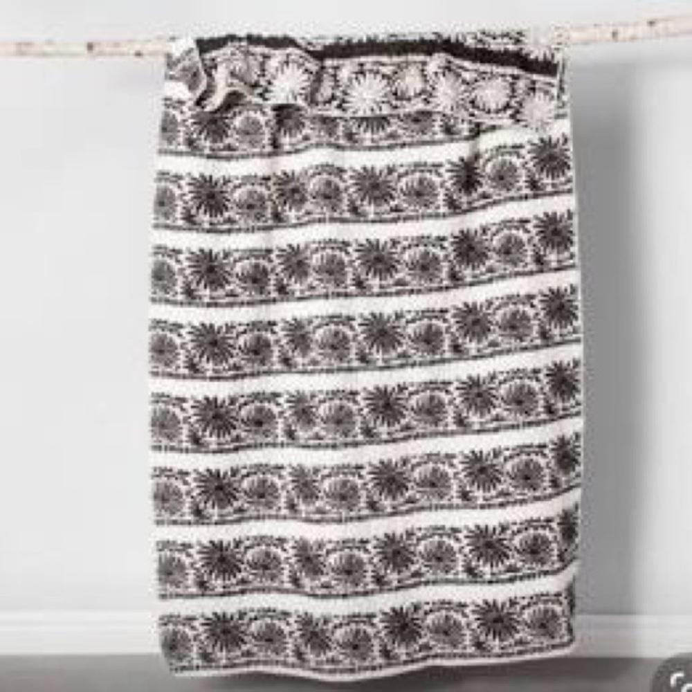 ISO Black Mallorca End Bed Throw from Opalhouse.